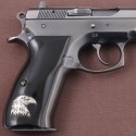 KSD Brand CZ 75, 75B, 75BD, 85 KADET SHADOW1 Compatible Black Acrylic Grip	KSD-01187