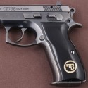 KSD Brand CZ 75, 75B, 75BD, 85 KADET SHADOW1 Compatible Black Acrylic Grip	KSD-01195