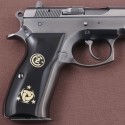 KSD Brand CZ 75, 75B, 75BD, 85 KADET SHADOW1 Compatible Black Acrylic Grip	KSD-01196