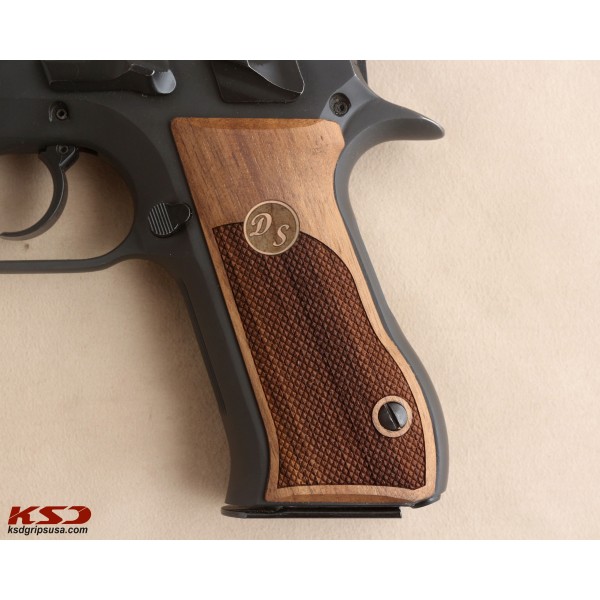 KSD Brand Jericho 941 F / FS Compatible Walnut Customizable Grips Diamond KSD-00483