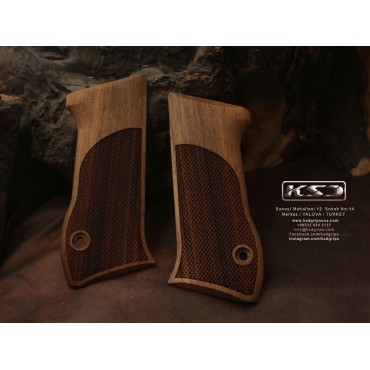 KSD Brand Jericho 941 F / FS Compatible Walnut Grips Diamond 	KSD-00498