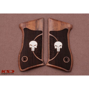 KSD Brand Jericho 941FB Compatible Walnut Customizable Grips Double-Checkering 	KSD-00480