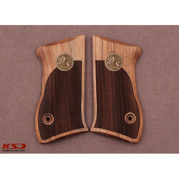 KSD Brand Jericho 941FB Compatible Walnut Customizable Grips Diamond 	KSD-00484