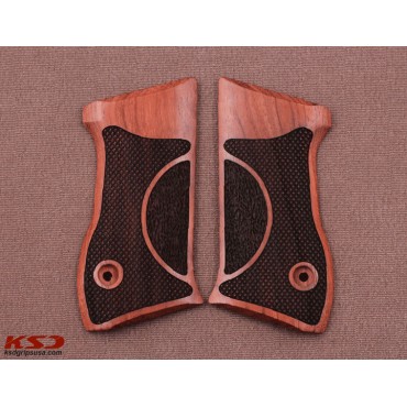 KSD Brand Jericho 941FB Compatible Rosewood Grips Double-Checkering 	KSD-00479