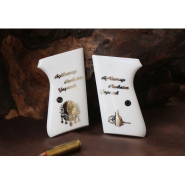 KSD Brand Kırıkkale Kırıkkale Compatible White Acrylic Customizable Grips	KSD-01052