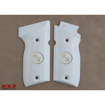 KSD Brand Astra A 75 Compatible White Acrylic Customizable Grips	KSD-01354