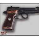 KSD Brand Beretta 81F, 81 FS, 84 F, 84 FS, 84 Cheetah Compatible Walnut Grip 	KSD-00429