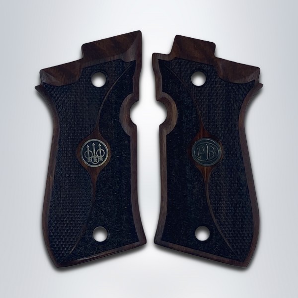 KSD Brand Beretta 81F, 81 FS, 84 F, 84 FS, 84 Cheetah Compatible Rosewood Grip 	KSD-01419