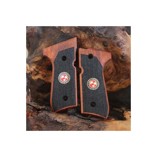 KSD Brand Beretta 92FS, 92A1, 92G, 92D, 96, M9 Compatible Rosewood Grips 	KSD-01584