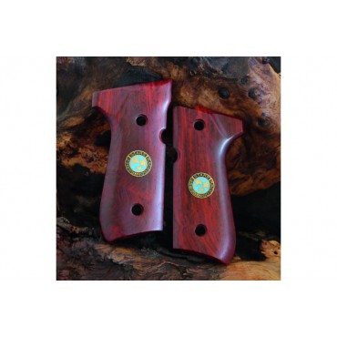 KSD Brand Beretta 92FS, 92A1, 92G, 92D, 96, M9 Compatible Rosewood Grips 	KSD-01585