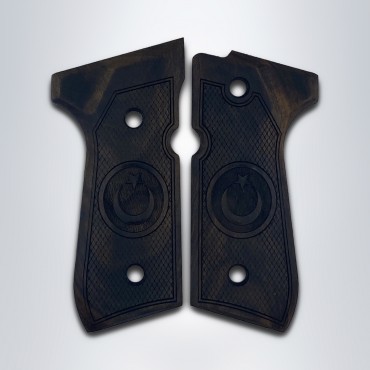 KSD Brand Beretta 92FS, 92A1, 92G, 92D, 96, M9 Compatible Walnut Grips Diamond 	KSD-01411