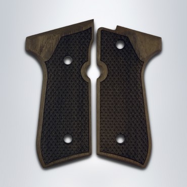 KSD Brand Beretta 92FS, 92A1, 92G, 92D, 96, M9 Walnut Grips Dragon Skin	KSD-01414