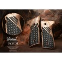 KSD Brand Beretta 92FS, 92A1, 92G, 92D, 96, M9 Compatible Walnut Grips Crocodile 	KSD-00237