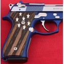 KSD Brand Beretta 92FS, 92A1, 92G, 92D, 96, M9 Compatible Walnut Custom Grip 	KSD-00331