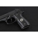 KSD Brand Beretta 92FS, 92A1, 92G, 92D, 96, M9 Compatible Black Acrylic Grips	KSD-00354