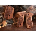 KSD Brand Beretta 92S Compatible Walnut Grips Honeycomb	KSD-00264