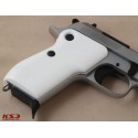 KSD Brand Beretta Mod 951 Compatible White Acrylic Grips	KSD-00301