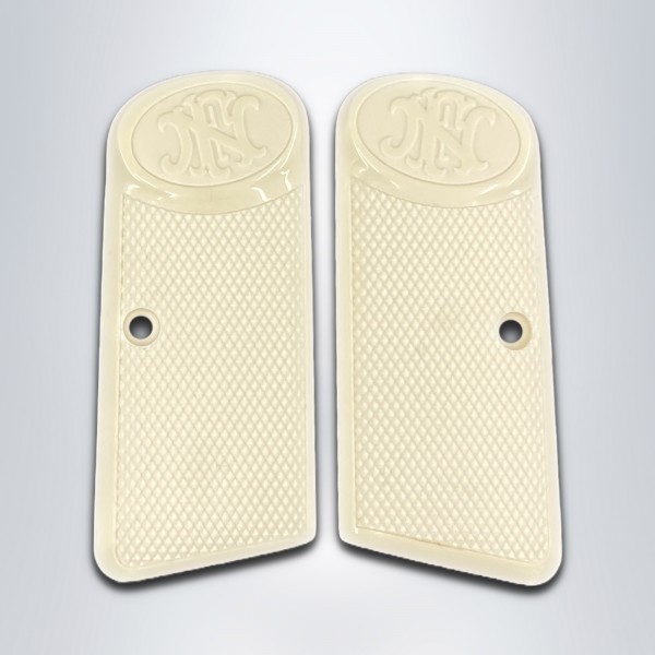 KSD Brand Browning FN 1910 Compatible Ivory Acrylic Grips Diamond	KSD-01449