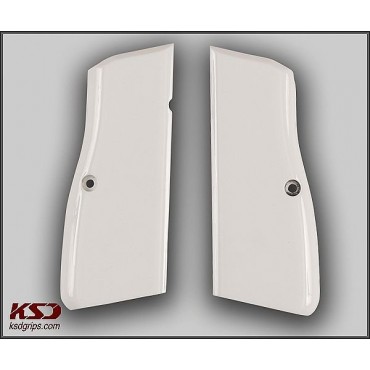 KSD Brand Browning MK3 Compatible White Acrylic Grips	KSD-01330