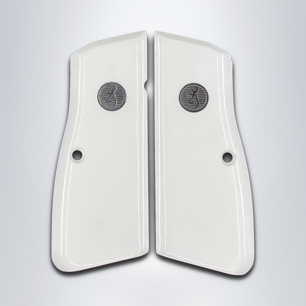 KSD Brand Browning MK3 Compatible White Acrylic Grips	KSD-01432