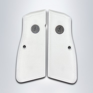 KSD Brand Browning MK3 Compatible White Acrylic Grips Diamond	KSD-01433