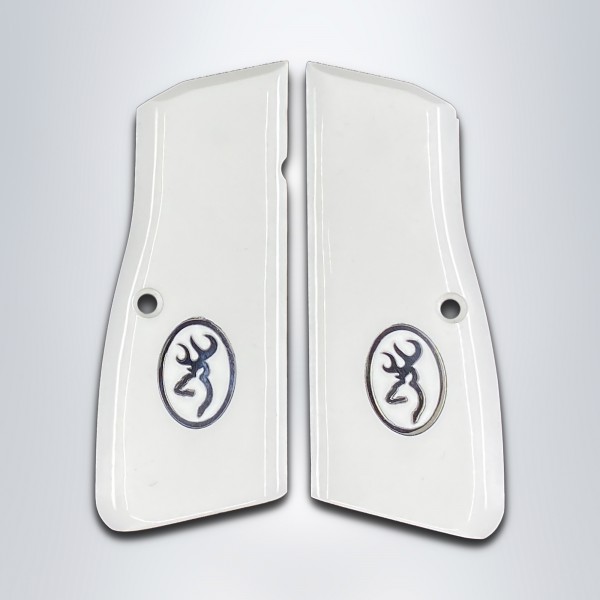 KSD Brand Browning MK3 Compatible White Acrylic Grips	KSD-01434