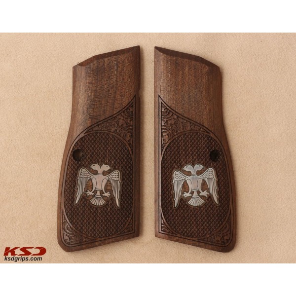 KSD Brand Browning MK3 Compatible Walnut Customizable Grips Framed	KSD-01334