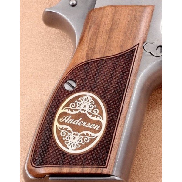 KSD Brand Browning MK3 Compatible Walnut Customizable Grips Diamond	KSD-01343