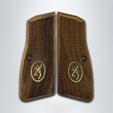 KSD Brand Browning MK3 Compatible Walnut Grips Diamond	KSD-01421