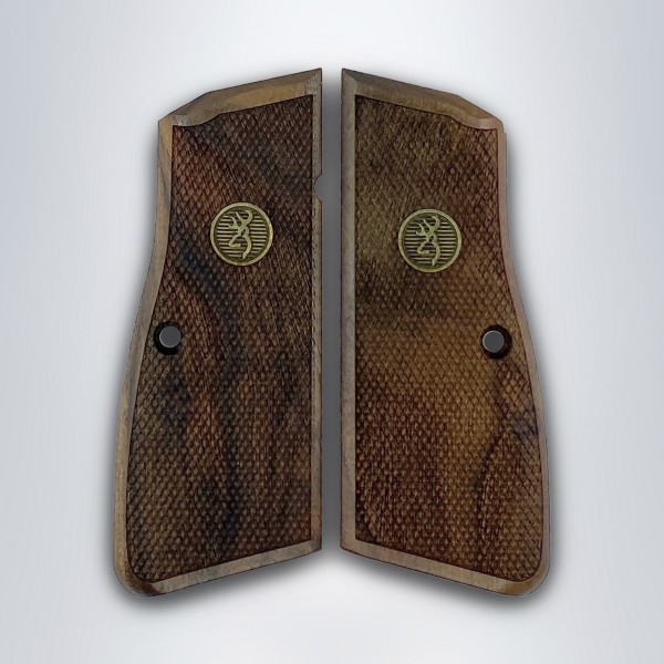 KSD Brand Browning MK3 Compatible Walnut Grips Diamond 2	KSD-01423