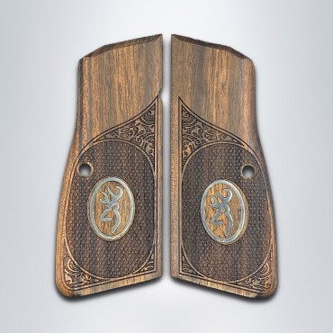 KSD Brand Browning MK3 Compatible Walnut Grips Framed	KSD-01426