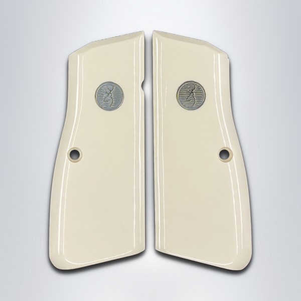 KSD Brand Browning MK3 Compatible Ivory Acrylic Grips KSD-01437