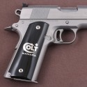 KSD Brand Colt 1911 - Ambicut Compatible Black Acrylic Grips	KSD-00080