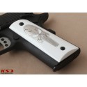 KSD Brand Colt 1911 FIT Model Compatible White Acrylic Customizable Grips	KSD-00075