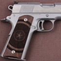 KSD Brand Colt 1911 FIT Model Compatible Walnut Grips Stripled	KSD-00005