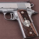 KSD Brand Colt 1911 FIT Model Compatible Walnut Custom Grips Double-Checkering 	KSD-00038