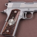 KSD Brand Colt 1911 FIT Model Compatible Walnut Custom Grips Double-Checkering 	KSD-00038