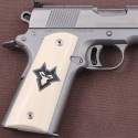 KSD Brand Colt 1911 FIT Model Compatible Ivory Acrylic Grips	KSD-00016