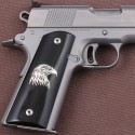 KSD Brand Colt 1911 FIT Model Compatible Black Acrylic Customizable Grips	KSD-00012