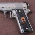 KSD Brand Colt 1911 FIT Model Compatible Black Acrylic Custom Grips Stone 1	KSD-00013