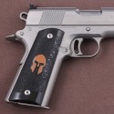 KSD Brand Colt 1911 FIT Model Compatible Black Acrylic Custom Grips Stone 1	KSD-00013