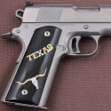 KSD Brand Colt 1911 FIT Model Compatible Black Acrylic Customizable Grips	KSD-00014