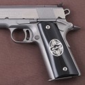 KSD Brand Colt 1911 FIT Model Compatible Black Acrylic Customizable Grips	KSD-00069