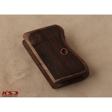 KSD Brand CZ 45 Compatible Walnut Grips Diamond	KSD-01258