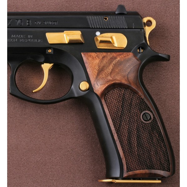 KSD Brand CZ 75, 75B, 75BD, 85 KADET SHADOW1 Compatible Walnut Grips	KSD-01289