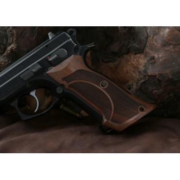 KSD Brand CZ 75, 75B, 75BD, 85 KADET SHADOW1 Compatible Walnut Grips	KSD-01300