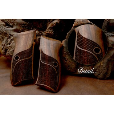 KSD Brand CZ 75, 75B, 75BD, 85 KADET SHADOW1 Compatible Walnut Grip	KSD-01313