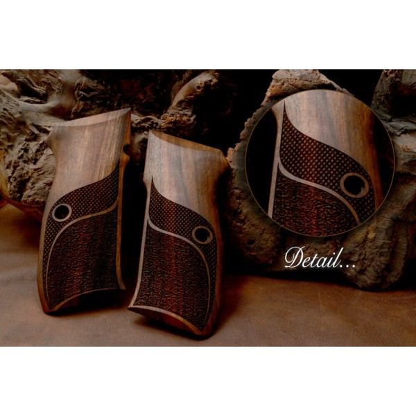 KSD Brand CZ 75, 75B, 75BD, 85 KADET SHADOW1 Compatible Walnut Grip	KSD-01313