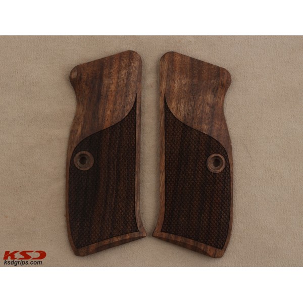 KSD Brand CZ 75 Full Size Compatible Walnut Grips Diamond	KSD-01237