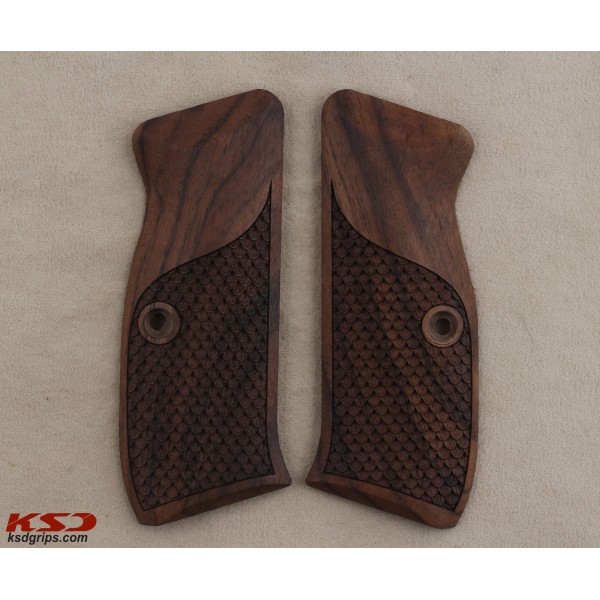 KSD Brand CZ 75 Full Size Compatible Walnut Grips Dragon Skin	KSD-01238